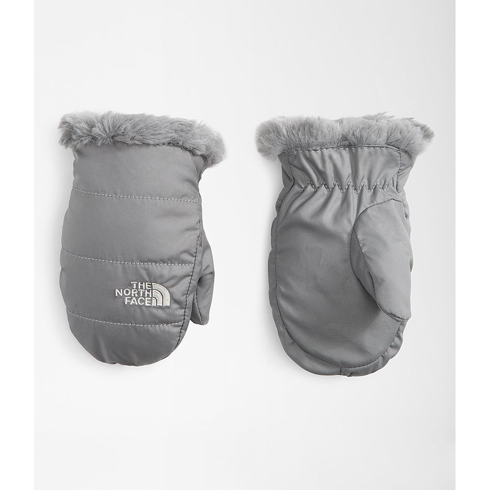 The North Face Mittens Infant Australia - The North Face Littles Mossbud Swirl Grey (TFU-521860)